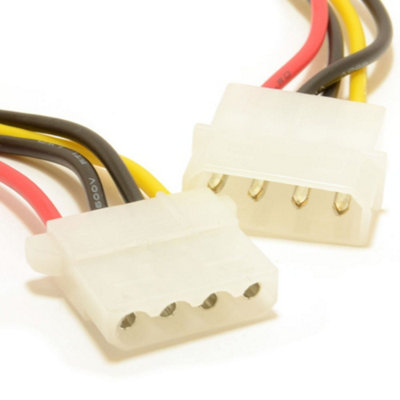 Kenable Power Extension Cable 4 Pin Lp4 Molex Male To Female 50Cm from B&Q