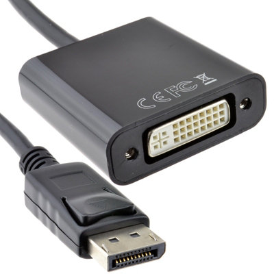 Kenable Displayport Male Plug To Dvi-D Female Socket Adapter Lead from B&Q