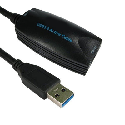 Kenable Usb 3.0 Superspeed Repeater Extension Cable A Male To Female Active 5M from B&Q