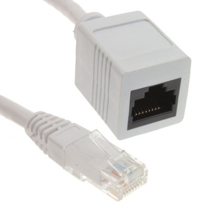 Kenable Network Cat5E-Cca Utp Ethernet Rj45 Extension Male Female Cable 1M