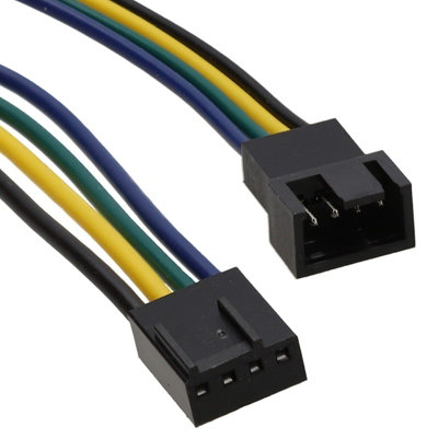 Kenable Pwm Fan Extension Cable 4 Pin Male Plug To Female Socket 30Cm Lead from B&Q