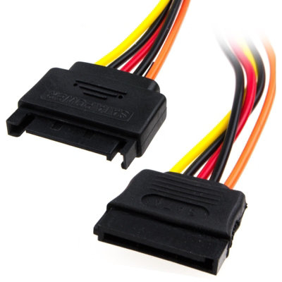 SATA Power Extension Cable for Internal Sata Hard Drives 25cm - Image 3