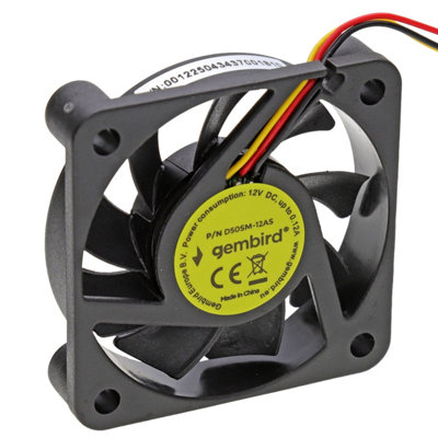 Kenable Fan 50mm X 50 X 10mm 12V 0.12A Sleeve Bearing 12V 0.12A (3 Pin) from B&Q
