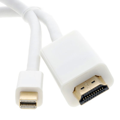 Kenable Mini Displayport Thunderbolt To Hdmi Cable Mac To Tv Video+Audio 1.8M 6Ft from B&Q