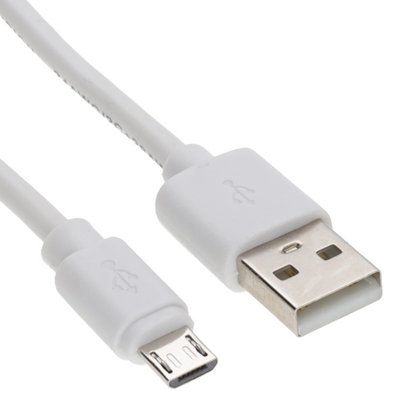 Kenable Hq Shielded Usb 2.0 A To Micro B Data And Charging Cable White 2M from B&Q