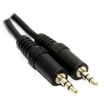 Kenable 3.5mm Stereo Jack Plug To Plug Audio Lead Single Screened Cable 1.2M from B&Q