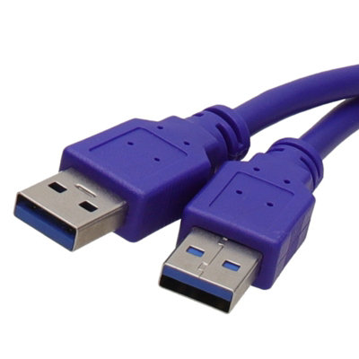 Kenable Usb 3.0 Superspeed Type A Plug To A Plug Cable Lead Blue 0.5M 50Cm from B&Q