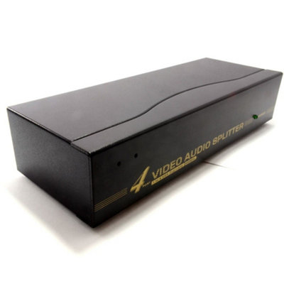 Kenable 4 Way Vga Splitter Allows 1 Device To Connect To 4 Displays With Audio from B&Q