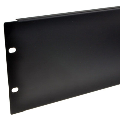 Kenable Blanking Plate Solid 3U For Comms Data Cabinet Rack 19 Inch Black from B&Q