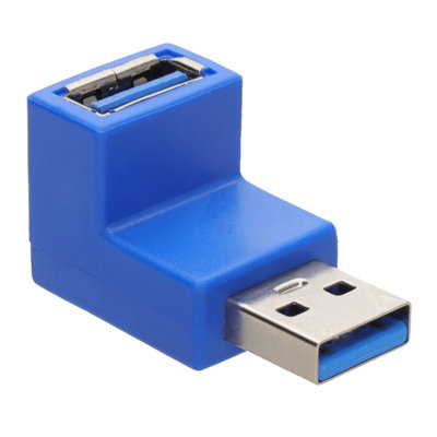 Kenable Usb Superspeed Right Angle Adapter A Female To A Male Size 3.0 B&Q