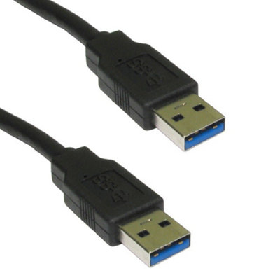 Kenable Usb 3.0 Superspeed A To A (Male To Male) High-Speed Black Cable 3M from B&Q