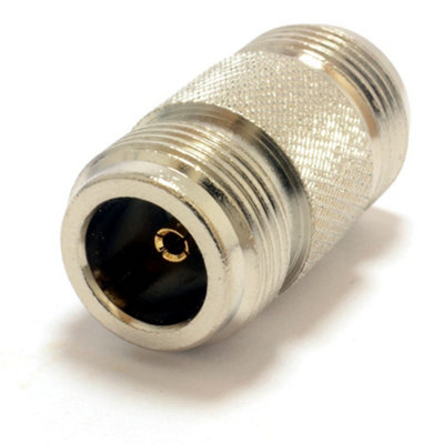 B&Q -  N Type Aerial Or Antenna Cable Coupler Female Socket To Socket Joiner