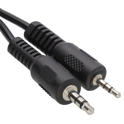 B&Q -  3.5mm Stereo Jack Plug To 2.5mm Stereo Audio Jack Plug Cable 2M