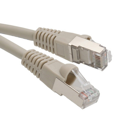 Kenable Cat6A Sstp Lszh Rj45 Network Ethernet Patch 10 Gigabit Cable 30M Grey from B&Q