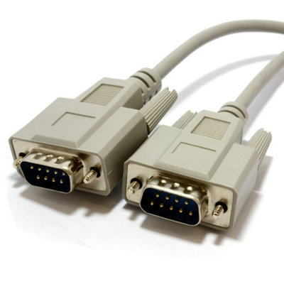 Kenable Serial Rs232 9 Pin Male To 9 Pin Male Ega Monitor Cable 2M from B&Q