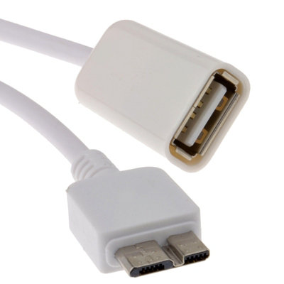 Kenable Otg Usb 3.0 Micro B 10 Pin On The Go Host Adapter Cable To Usb 2.0 A Female from B&Q