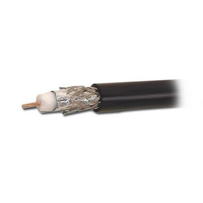 B&Q -  Rg6U Hd Tv Aerial Antenna Freeview Coaxial Cable Shielded 100M Black