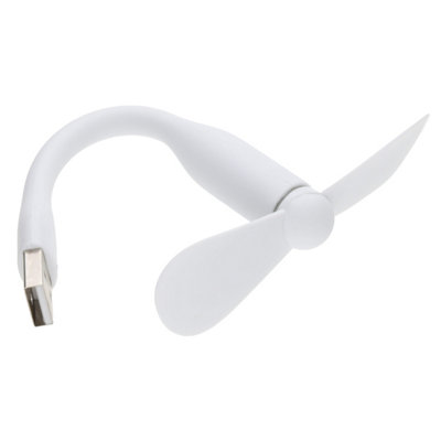 Kenable Usb Portable & Flexible Fan High Powered Fan For Laptop Cooling White - Image 3