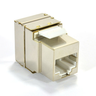 Kenable Toolless Cat6 Ftp Shielded Keystone Jack Connector For Load Bar Patch Panel from B&Q