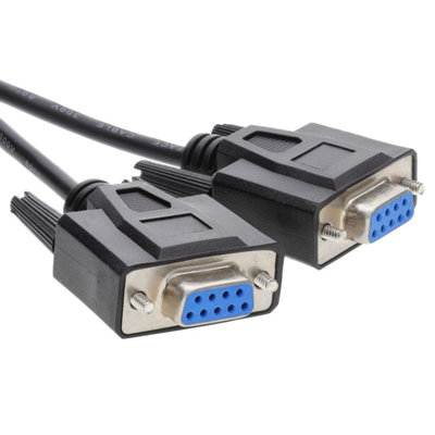 Kenable 9 Pin Db9 Serial Rs232 Null Modem High Speed Shielded Cable 1M
