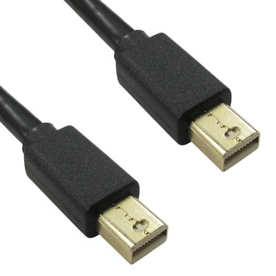 B&Q -  Mini-Displayport To Mini-Displayport Male To Male Plug Cable 3M