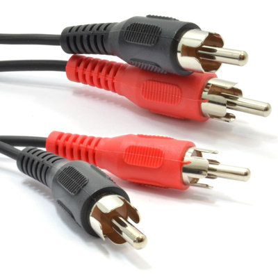 Kenable Rca Phono Lead Twin Plugs To Plugs Stereo Audio Cable Lead 15M from B&Q
