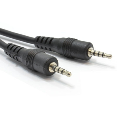 Kenable 2.5mm 4 Pole Jack Plug To 2.5mm 4 Pole Jack Plug Av Cable 1M from B&Q