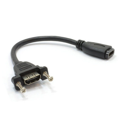 Kenable Hdmi 1.4 Panel Mount Socket Stub For Faceplates & Floor Boxes 15Cm from B&Q