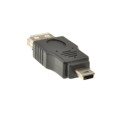 B&Q -  Usb 2.0 A Type Female Socket To Usb Mini 5 Pin Plug Male Adaptor