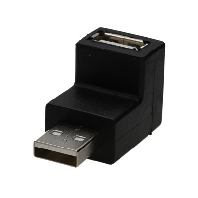 Kenable Usb 2.0 Right Angle Adapter Male To Female 90 Degree Bend from B&Q