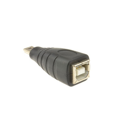 B&Q -  Usb 2.0 Printer B Type Female Socket To 5 Pin Mini B Male Plug Adapter