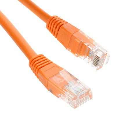 Kenable Orange Network Ethernet Rj45 Cat5E-Cca Utp Patch 26Awg Cable Lead 20M from B&Q