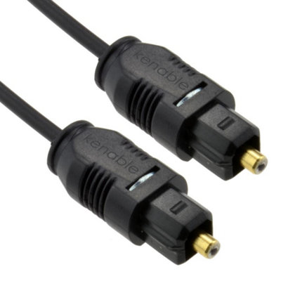 Kenable Tos Link Toslink Optical Digital Audio Cable 2.2mm Lead 1M from B&Q