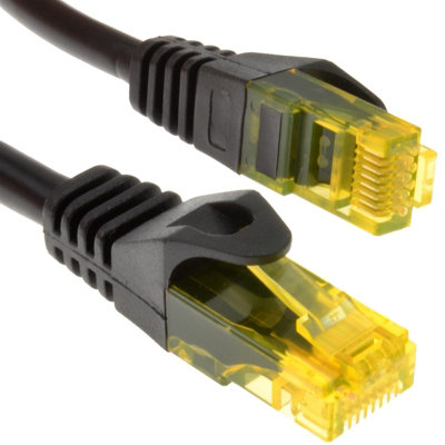 B&Q -  Cat6 Ethernet Network Cable Gigabit Copper Patch Lead Snagless Rj45 10M Black