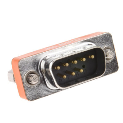Kenable 9 Pin Serial Null Modem Adapter Rs232 Male Plug To Female Socket Converter from B&Q