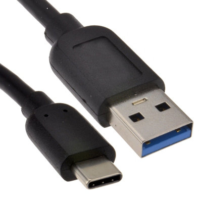 B&Q -  Usb 3.2 Type C Male To Type A Full Feature Gen2 Cable 10Gb 3 Amp 2M