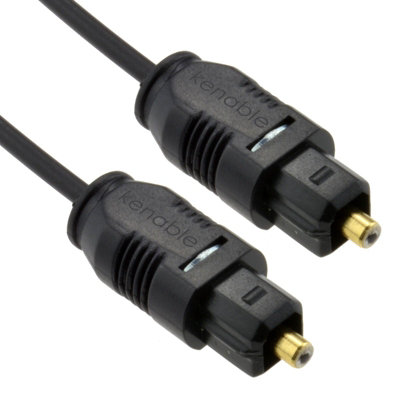 B&Q -  Tos Link Toslink Optical Digital Audio Cable 2.2mm Lead 3M