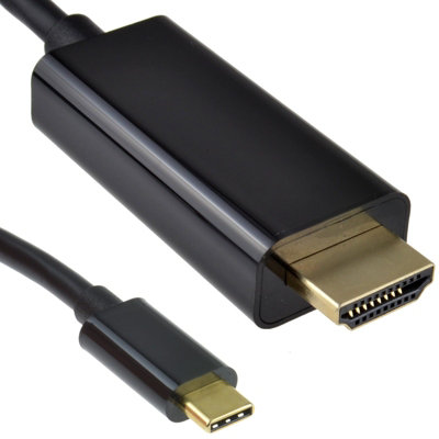 Kenable Usb 3.1 Type C To Hdmi Lead 4K 60Hz Uhd Cable Adapter Black 2M from B&Q