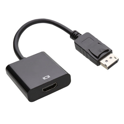 Kenable Displayport Male Plug To Hdmi Female Socket Converter Low Profile Adapter 15Cm from B&Q