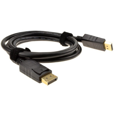 Kenable Displayport V1.2 4K At 60Hz Male Plug To Plug Video Cable Gold 1.5M