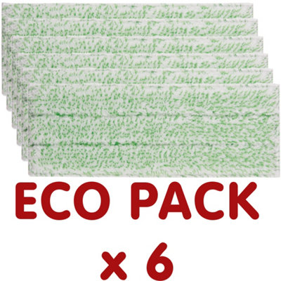 Gbpro Premium Bucket Mop Floor Cleaning SetMicrofiber Multi Use Mop X 6 Gbpro Replacement Eco Pack from B&Q