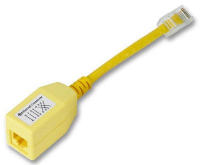 RaraionRj45 Male To Female Cat5E Wired Ethernet Crossover Adaptor from B&Q