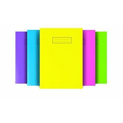 Silvine A4 Colour Essentials Laminated Cover Wipe Clean Exercise BooksPack Of 10 from B&Q
