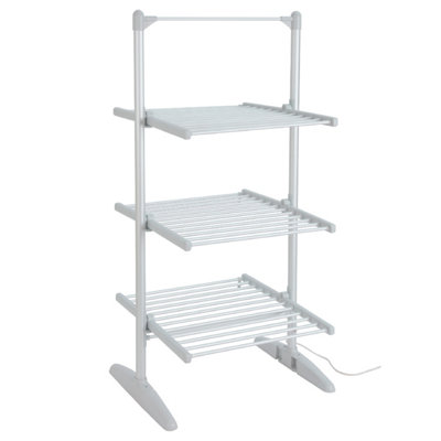 Amos Heated Electric Clothes Tower Airer With Cover from B&Q
