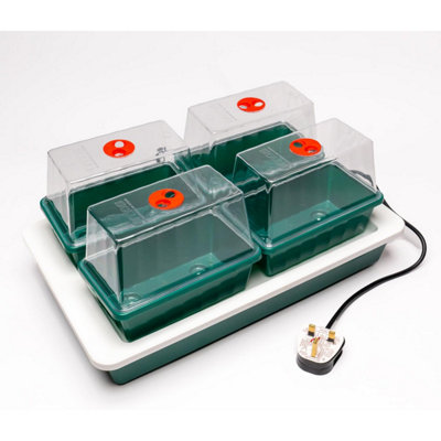 Amos Eezy Grow 4 Electric Heated Propagator from B&Q