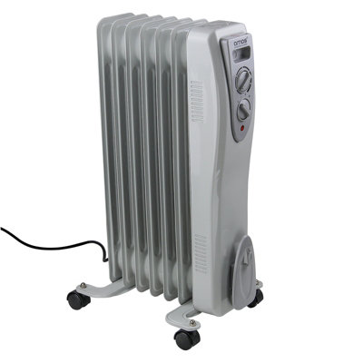 Amos 7-Fin Oil Filled Radiator 1500W from B&Q