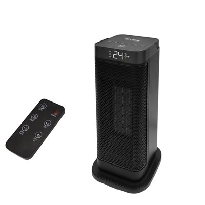 Amos 2000W Electric Oscillating Tower Space Heater With Remote from B&Q