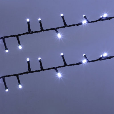 Amos 1000 Led White Christmas String Lights With Memory Function Timer from B&Q