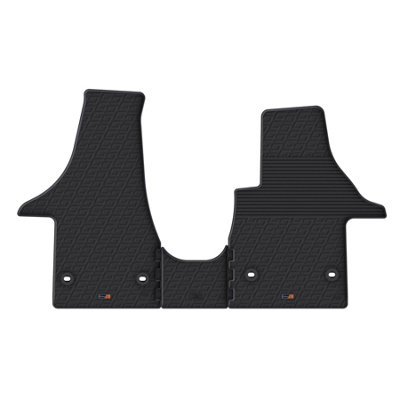 Travall Rubber Car Mats For Vw Transporter (2003-2015)