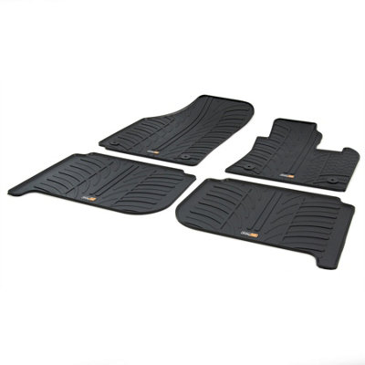 Travall Rubber Car Mats For Vw Touran (2003-2015)